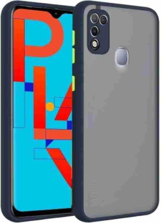 Smoke Matte Finish Camera Protection Case Back Cover For Infinix Hot 10 Play