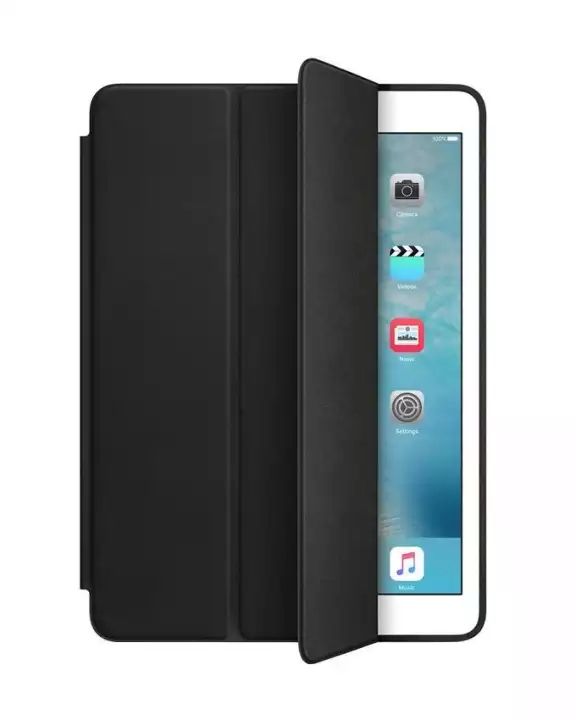 Apple iPad Mini 4th(2015) ,5th(2019)Generation 7.9" inch _Smart Leather Case Flip Cover - Black