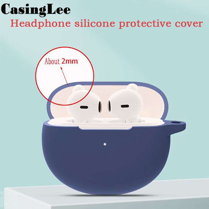 Protect Cover For OPPO Enco Air Case Wireless Bluetooth Headset Charging Box Protector Phone Cases Liquid Soft Silicone Back cover for OPPO Enco Air