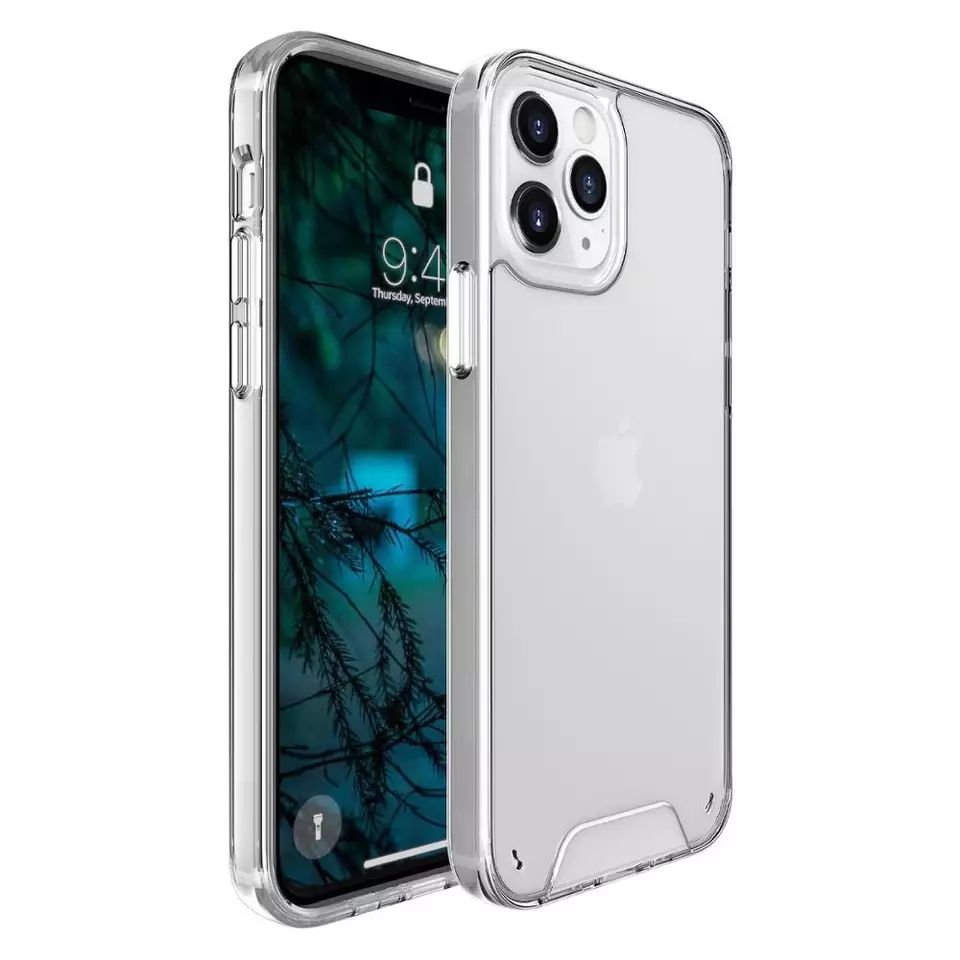 Space Full Clear Shockproof Acrylic Case For iPhone 12 11 Pro XS Max Mini XR X 6 6S 7 8 Plus SE 2020 Transparent Anti-Knock - Phone
