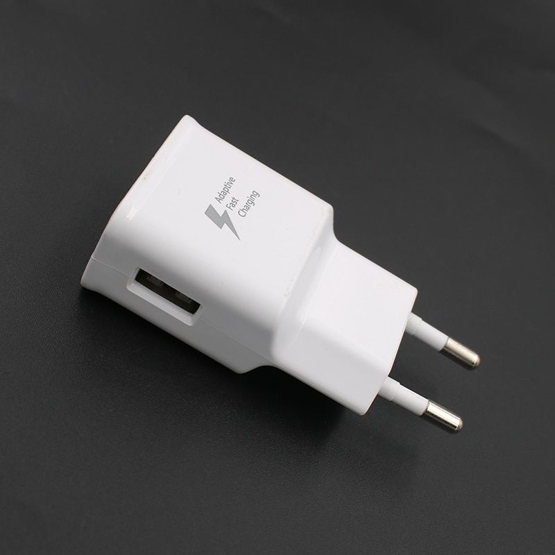 Samsung Galaxy Fast Charger Adapter 9V 1.67A EU plug Quick charge Micro usb Cable For S6 S7 Edge Plus A10 C5 C7 C9 J6+