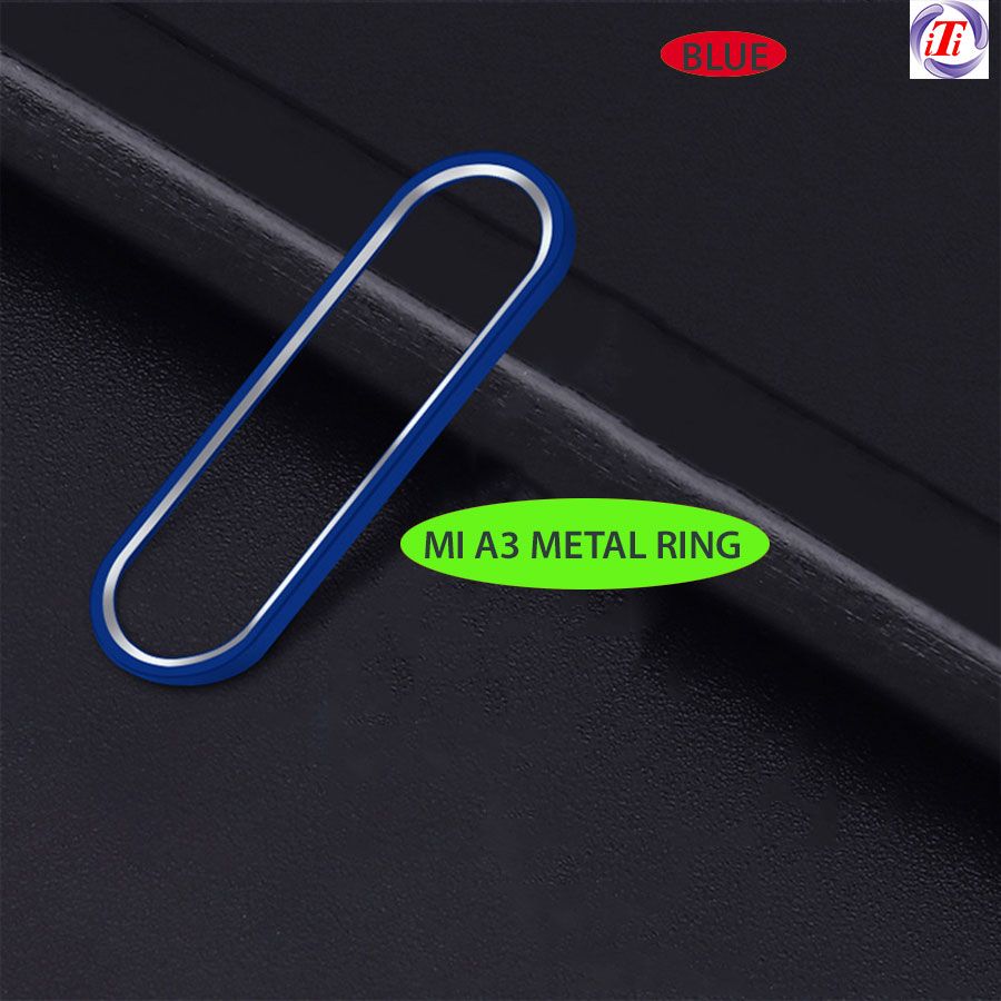 For Redmi A3 Phone Metal Camera Lens Protective Ring  -  Blue