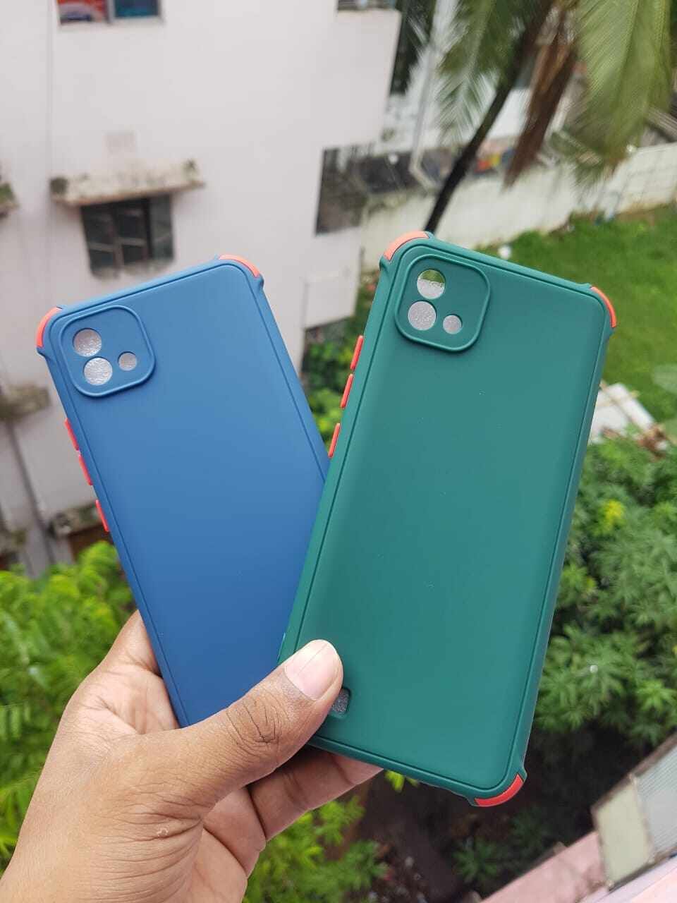 For Realme C20 / Realme C20A luxury silicon protect Back Cover soft case