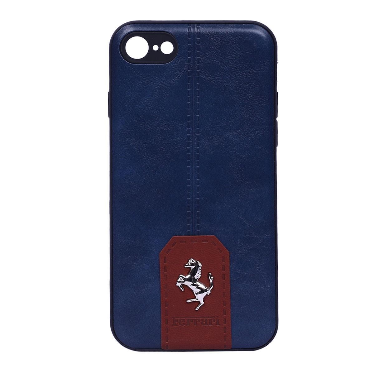 Ferrari Back Cover For iPhone 7/7S -Blue