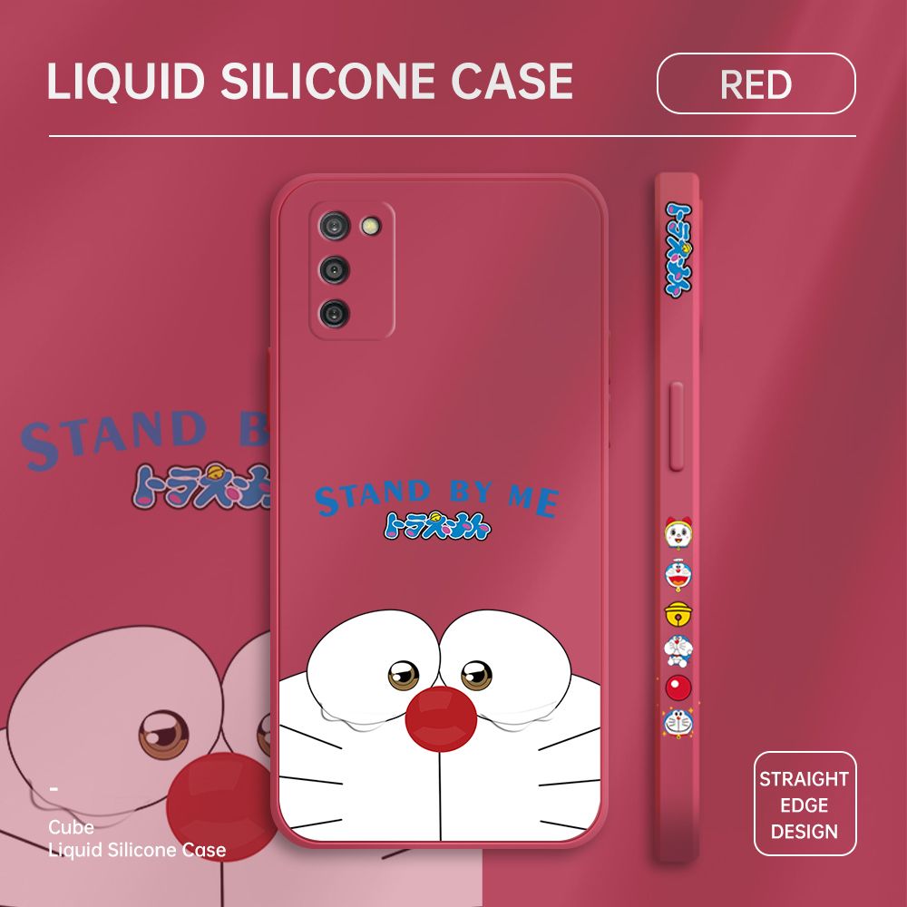 ZeroQiQi for Samsung A03S Case Cartoon Weeping Cat Phone Cover Soft Full Lens Protection Casing Ultra Thin Soft Liquid Silicone Phone Cases