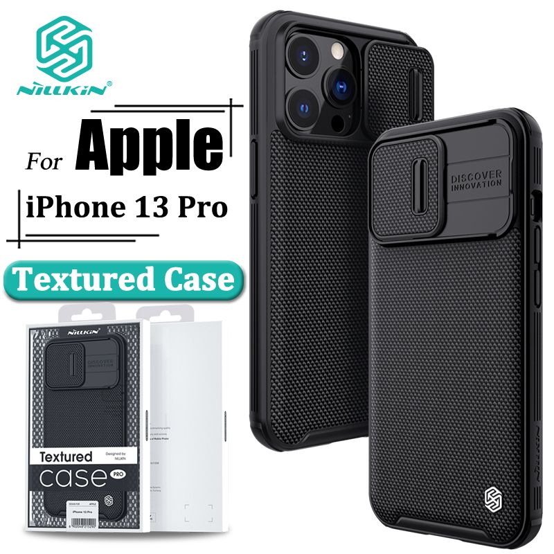 Nillkin Luxury Matte Textured Camera Protect Case for iphone 13 Pro Phone Cases Anti - Pollution TPU + PC Shockproof Durable Non-slip Back Cover