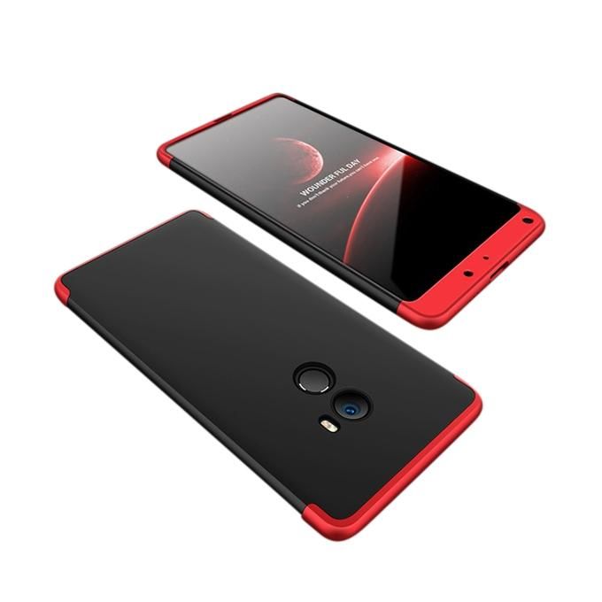 360 Full Protection Back Cover Case for Redmi Note 5A prime - Red and Black