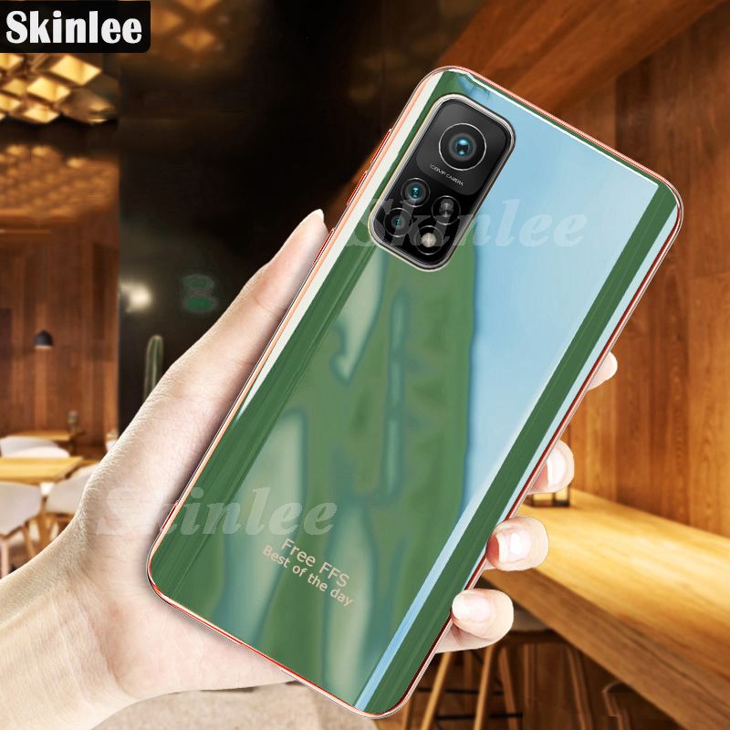 Phone Back Cover For Xiaomi Poco X4 Pro 5G Silicone Soft Case Electroplated Avocado Green Glitter Full Protector Phone Cases Xiaomi Poco X4 Pro 5G Case