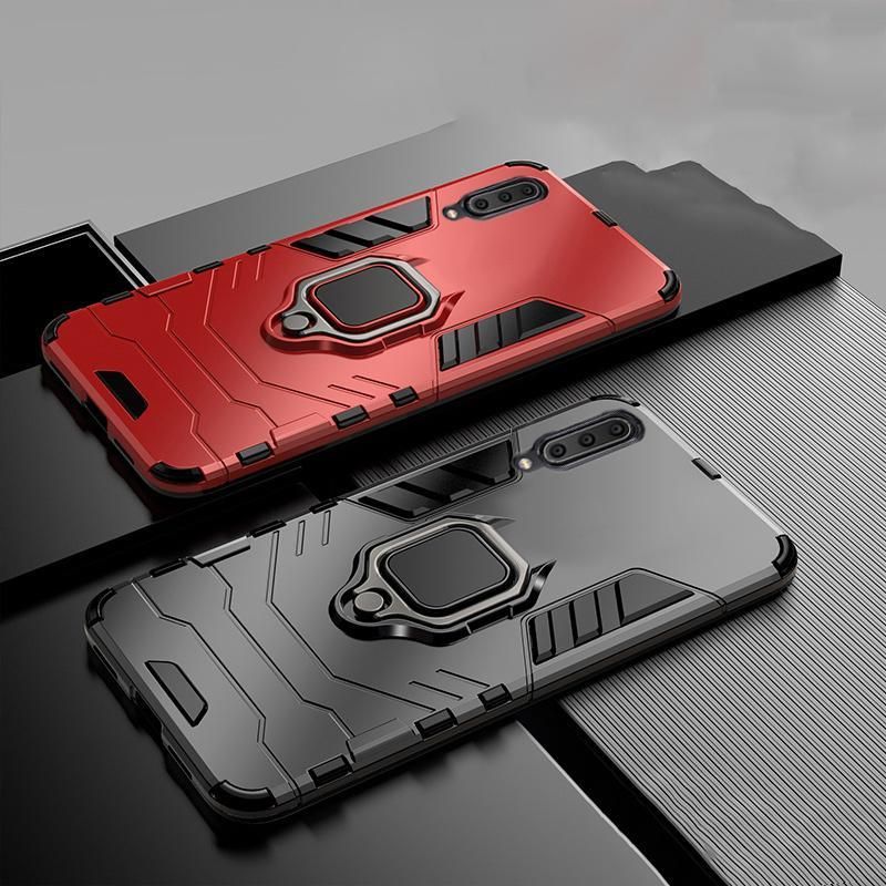 Case For Samsung Galaxy A50 Hard Case Cover Stand Magnetic Design Shockproof Casing