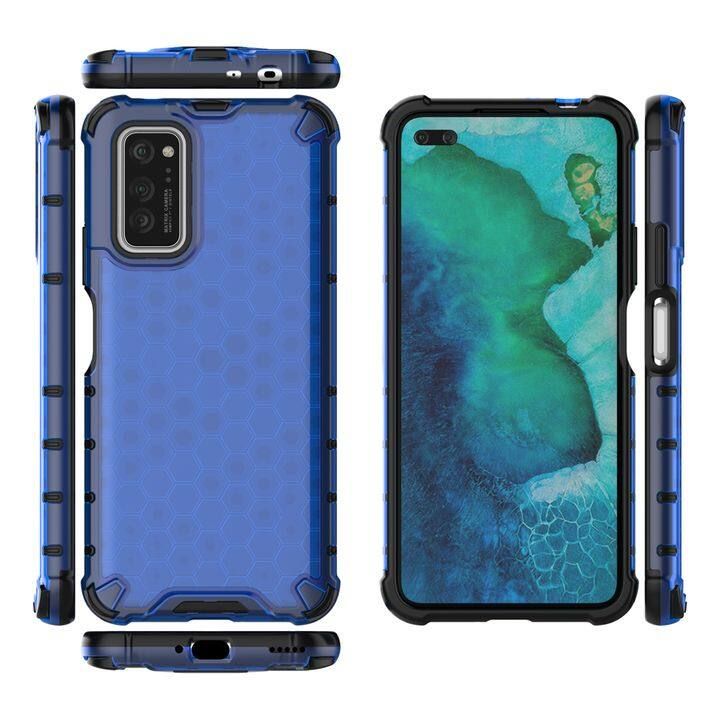 Casing for Huawei Honor V30/Honor V30 Pro Honeycomb Box PC - TPU Translucent Case Cover