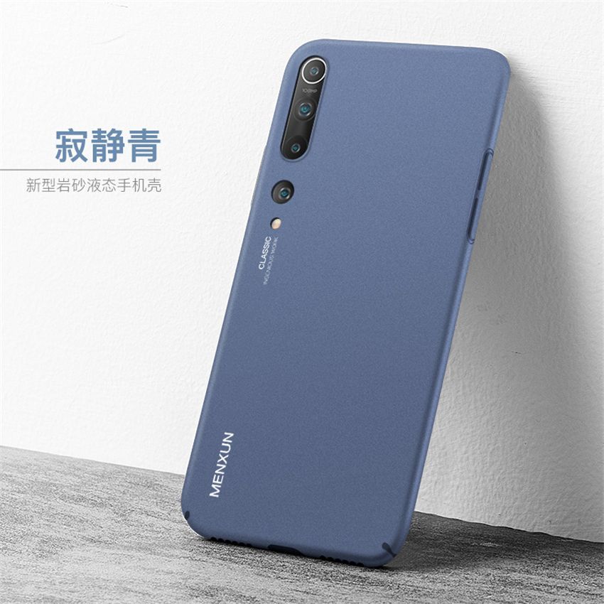 lthmy Luxury Matte Scrub Anti-skid Case for Xiaomi Mi 10 5G  Slim Hard PC Back Cover casing