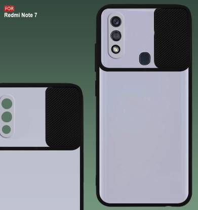 For Redmi Note 7 / Redmi Note 7S / Redmi Note 7 Pro Pro Slide Camera Lens Protection Cases Mobile Back Cover Matte Cover