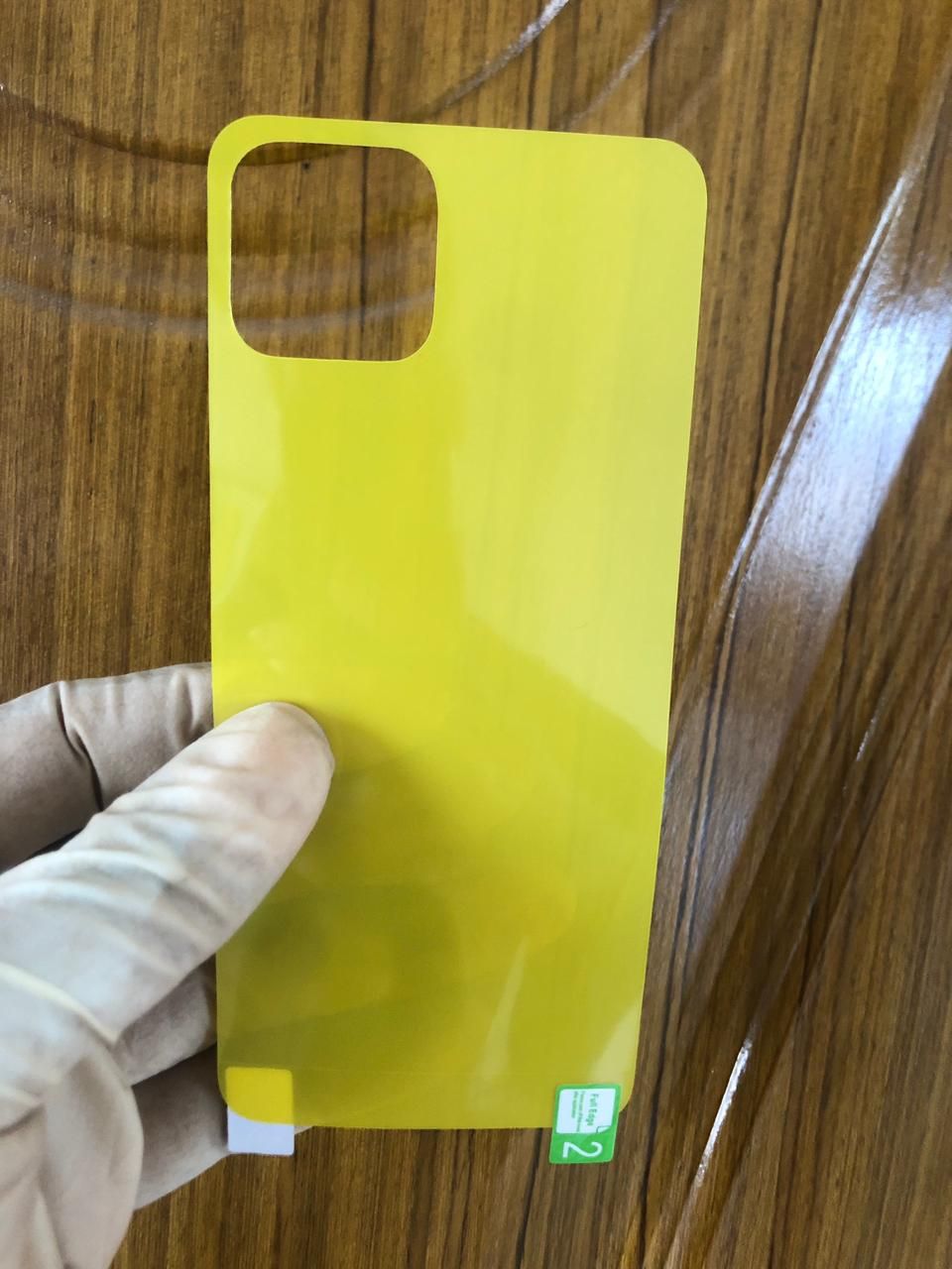 Google Pixel 4A (5G) Clear Glossy Gel Poly Back Skin Protector-Crystal Clear