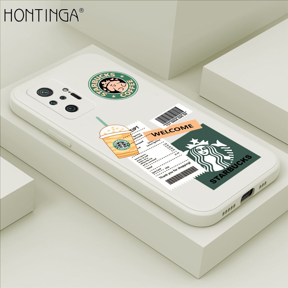 Hontinga for Redmi Note 10 Pro / Note 10 Pro Max Case Cartoon Popularity Phone Case Soft Square Edge Silicone Cases Full Lens Cover Shockproof Protection Cover