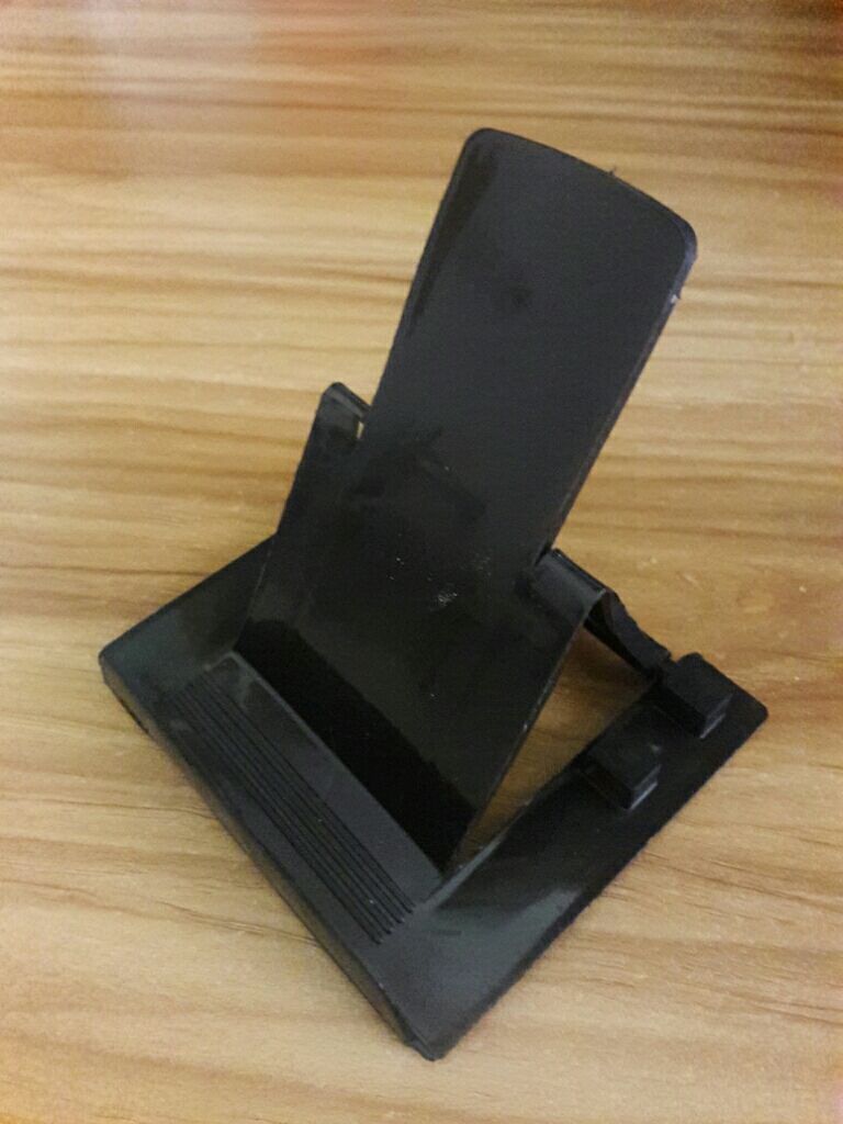 Universal Folding Cell Phone Support Plastic Holder Chair Mobile Stand - MultiColour
