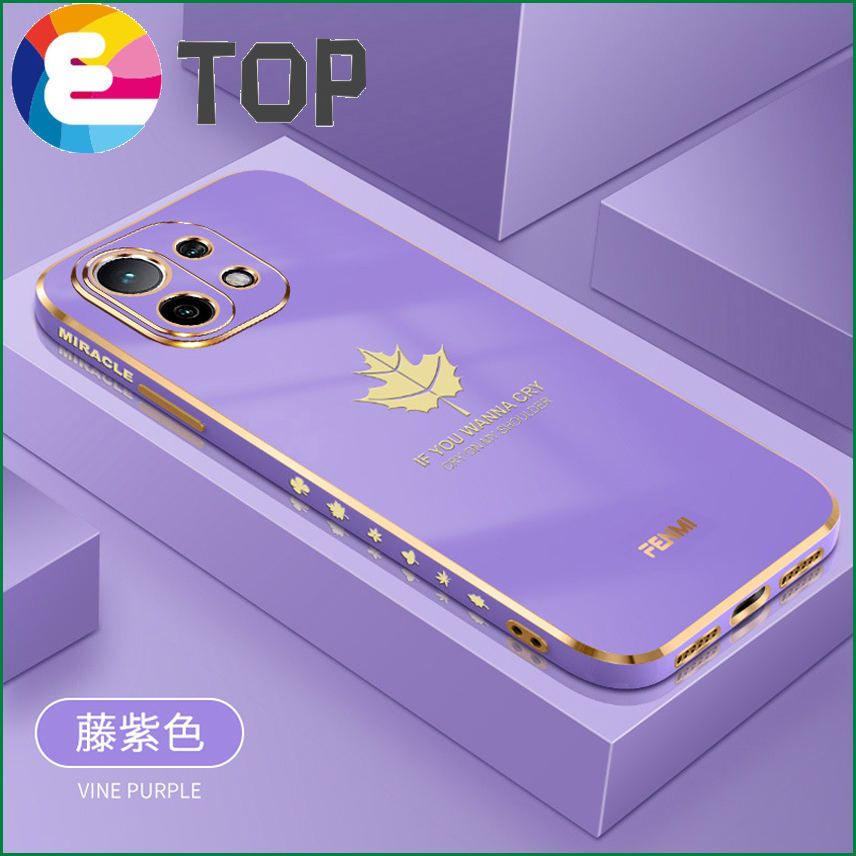 Suitable for Xiaomi 11 mobile phone shell Maple Leaf 11pro all-inclusive lens 11ultra silicone soft shell 11 Youth Edition tide brand