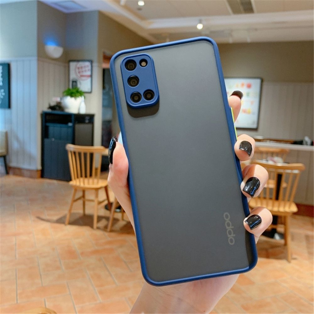 Frosted camera protection phone case for oppo Reno 4 4pro A5/A3S Realme5 5S C3 5I 6I 6 6S NARZO RealmeX3 A52 A72 A92 Anti-drop phone case