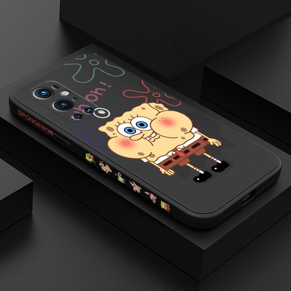 ZeroQiQi for OnePlus 9 Pro Case Cartoon Anime Side Printing Cases Soft Liquid Silicone Phone Cover