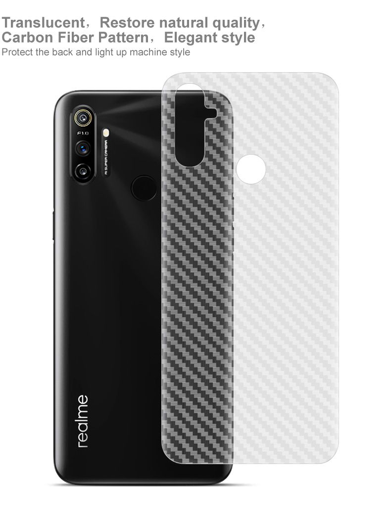 Realme 3i - Carbon Fiber Back Poly Sticker