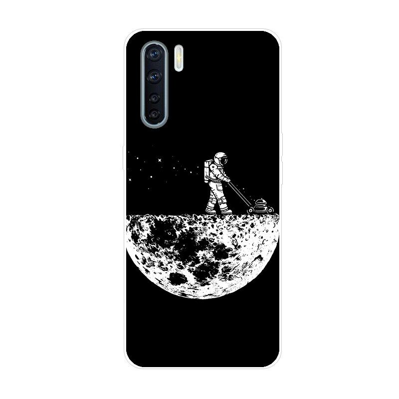 For OPPO A91 Case Silicone Soft Back Cover Case For OPPO A91 Case TPU Flowers Phone Case For OPPO F15 A91 2020 Coque A 91 Funda