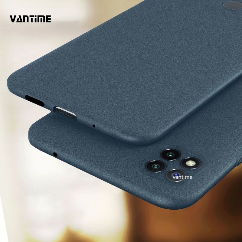 Vantime for Xiaomi Redmi 9C Case Soft Sandstone Slim Matte Cover
