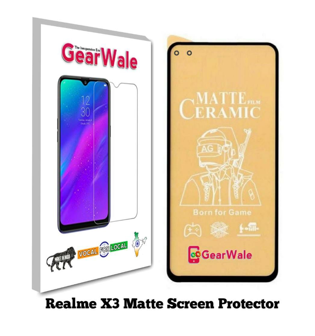 Realme X3 Film 9D Anti Broken Soft Ceramic Full Glue Cover Screen Protector