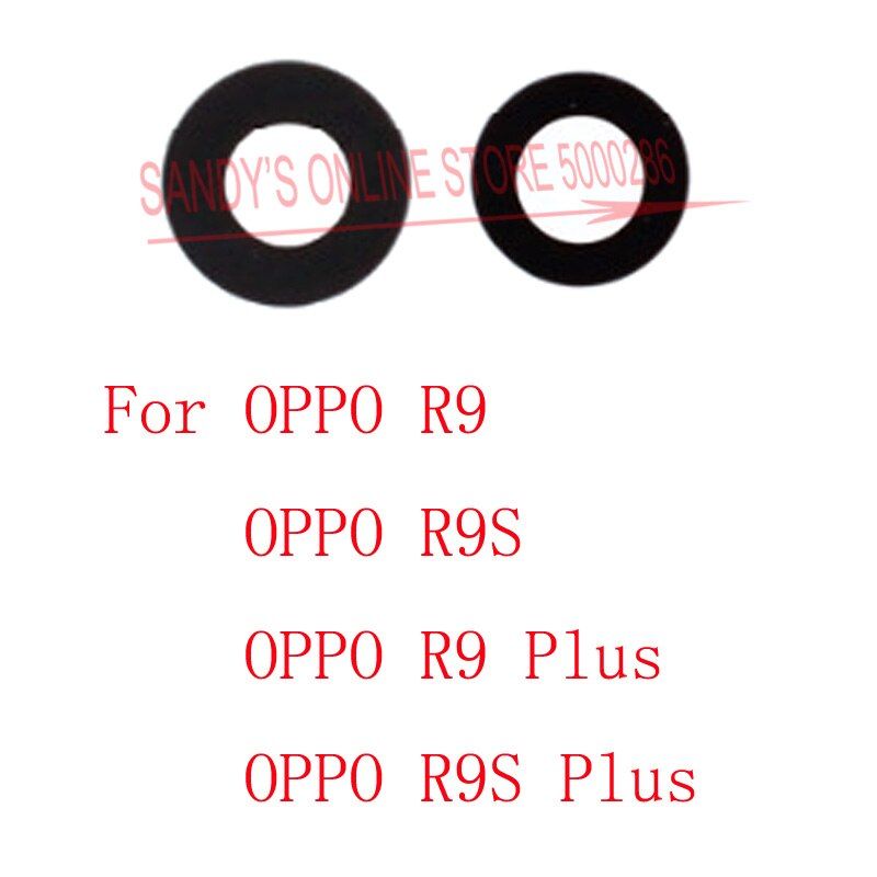 10 PCS New Back Rear Camera Glass Lens For OPPO R9 R9S R9 Plus R9S Plus Back Camera Lens Glass Cover For OPPO R9+ R9S+