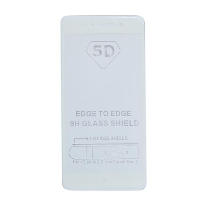 5D 9H Tempered Glass Screen Protector for Xiaomi Redmi Note 5A - White