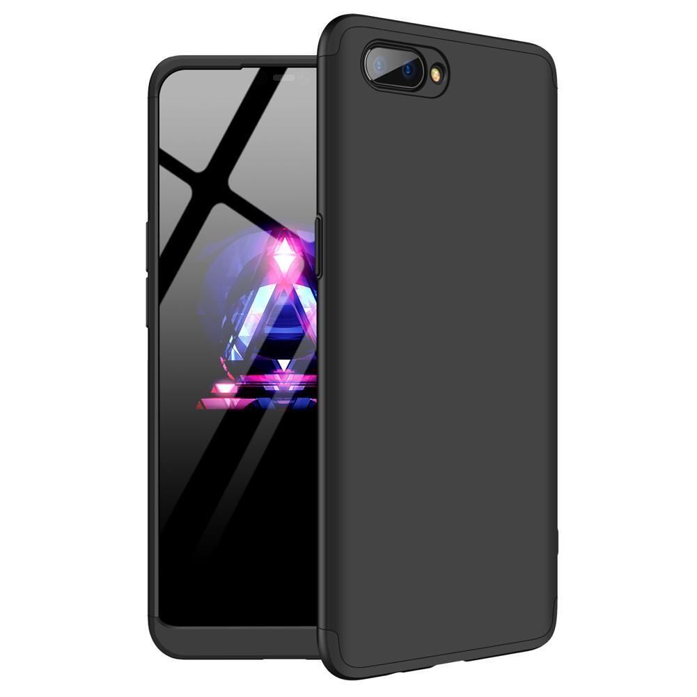 360 Degree Phone Case for Oppo A3S - Black