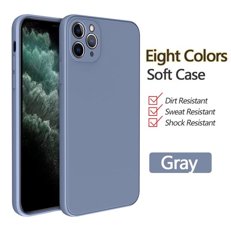 Olige Case For Huawei Y9A Y7A Nova 8 8i 7i 7SE 7 5 Pro 6 5T Y9 Prime 2019 Liquid Silicone Candy Color Lens Protector Shockproof Soft Phone Back Cover