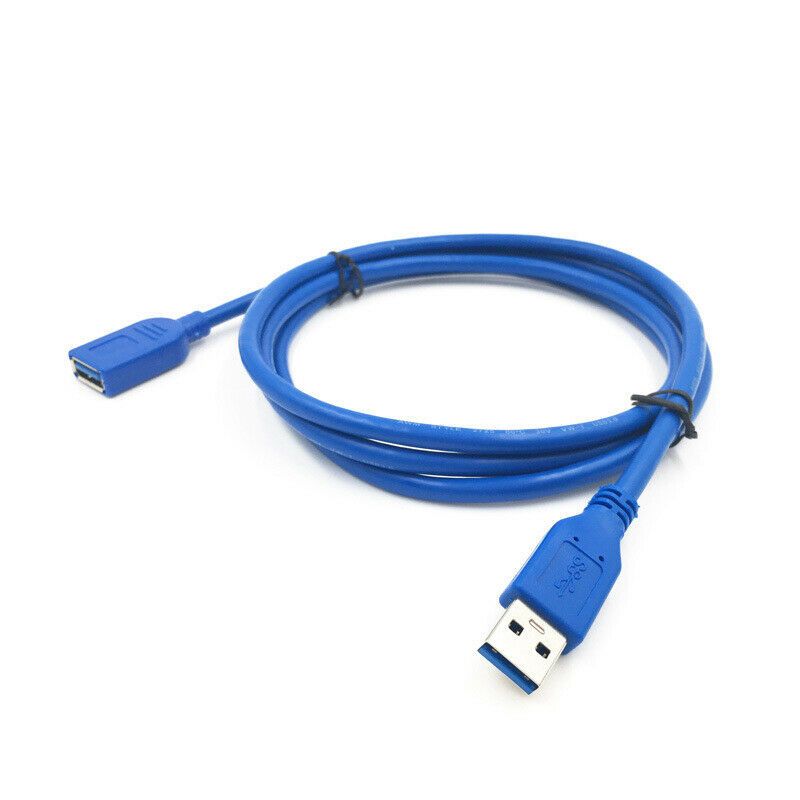 USB 3.0 Extension Extender Cable Cord M/F Standard Type A Male to Female Blue