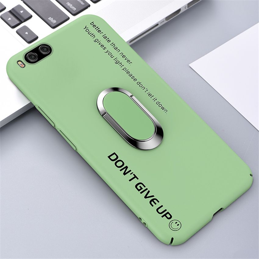 lthmy Ultra-thin Colorful Matte Hard PC Phone Case For Xiaomi Mi 6 Magnetic Stand Cute Frosted Cover