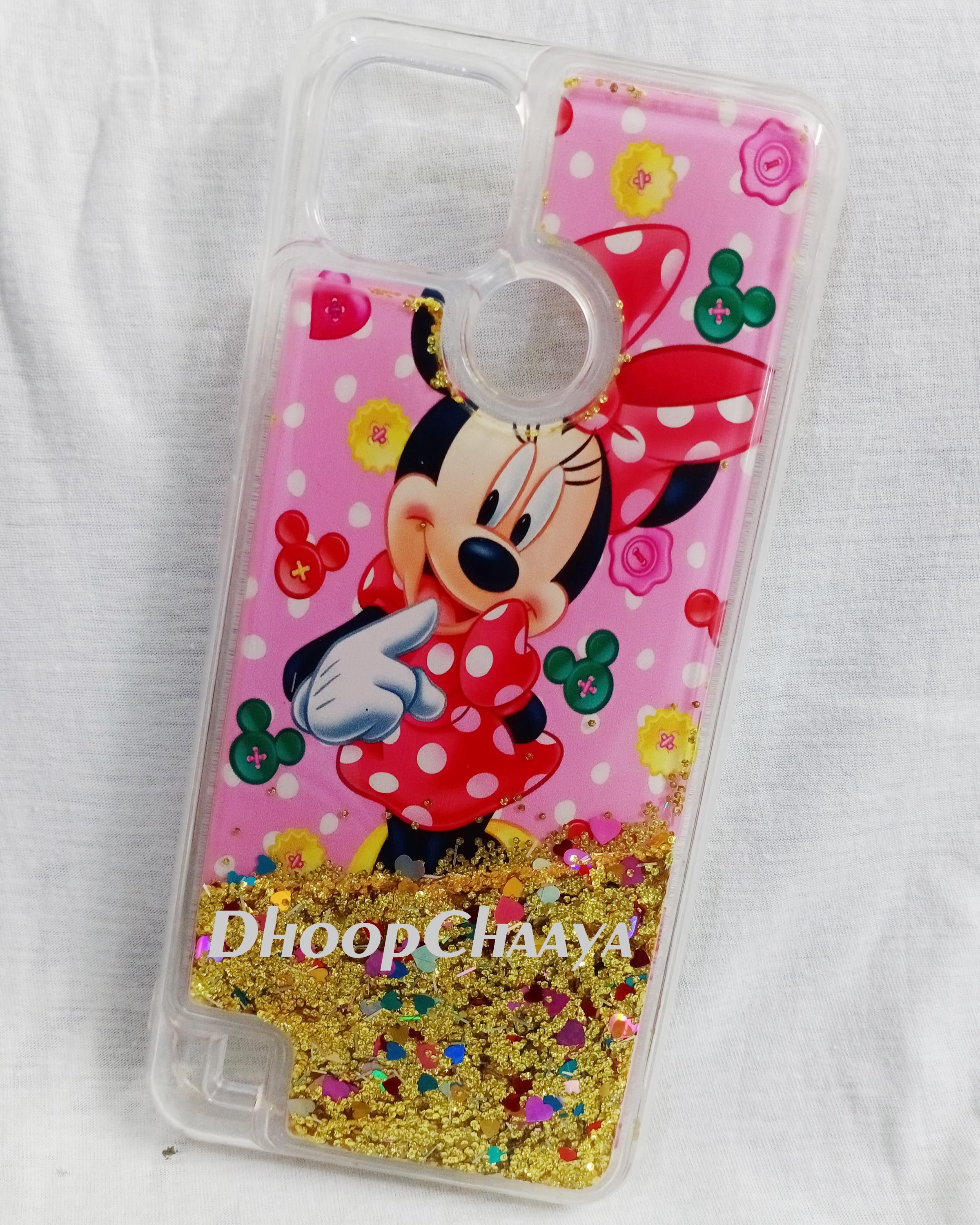 Realme C21 / Realme C21Y / Realme C25 / Realme C25s / Realme Narzo 20 / Realme Narzo 30A - Unique Design Liquid 3D Glitter Floating Soft TPU Clear Case Cover