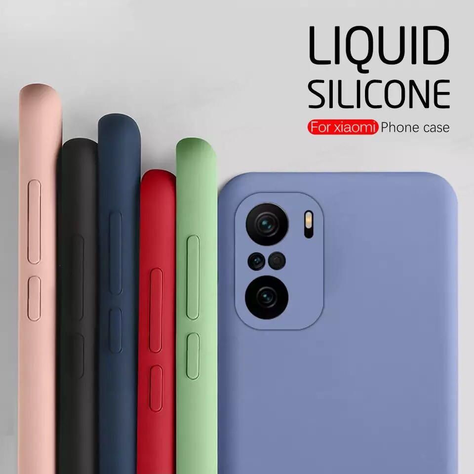 Liquid Silicone Case For Xiaomi Poco F3 Redmi K40+K40 Pro - Phone Back Cover