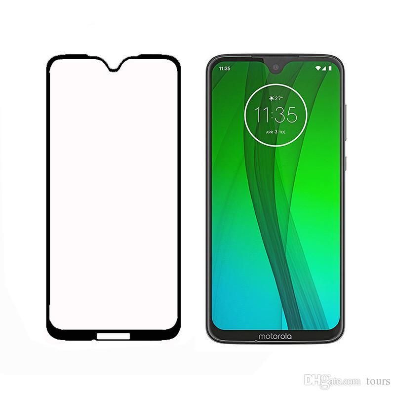 Motorola G7 Tempered Glass Protector 6D/9D-Black Transparent