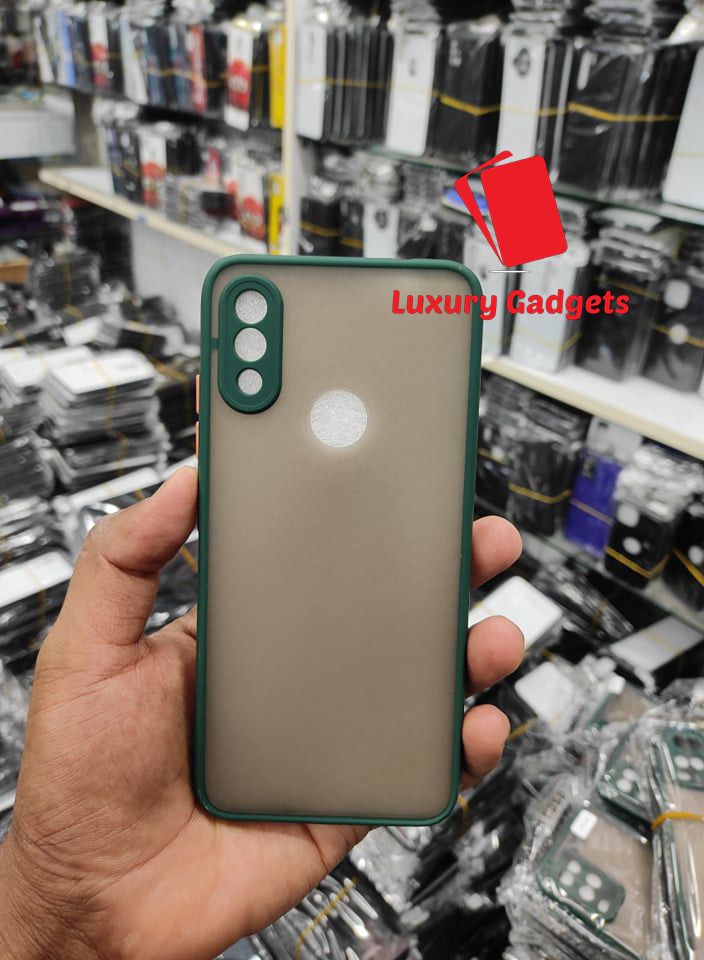 For Xiaomi Redmi 7 / Y3 - Luxury Camera Protective Shockproof Matte Frosted And Smoky Transparent Premium Back Cover Cases - Phone Back Cover - Camera - Phone - Phone Back Cover