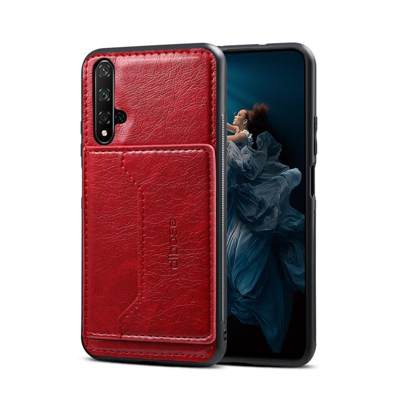 Yfashion For HUAWEI  5 Retro PU Leather Wallet Card Holder Stand Non-slip Shockproof  Case