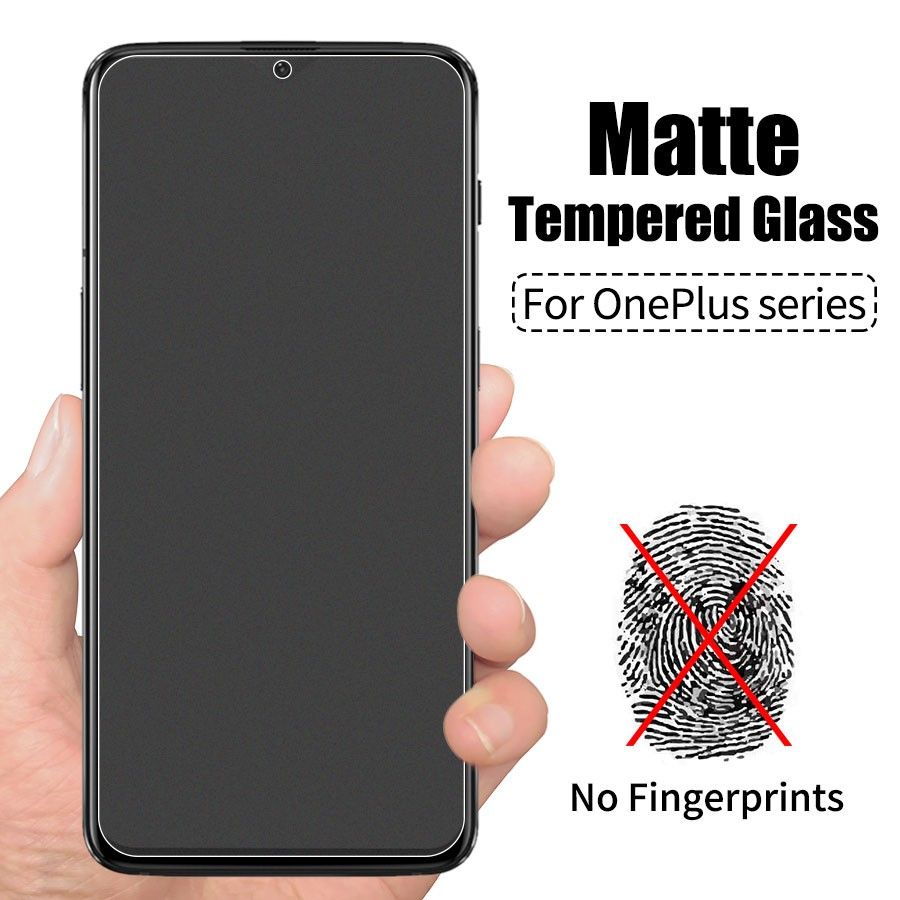 OnePlus 7T Premium Anti-Fingerprint Matte Screen Protector Tempered Glass