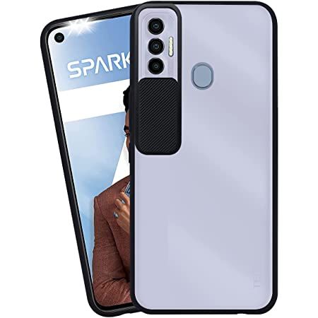 Camera Shutter Cover for Tecno Spark 7 Pro Matte Back Cover With CamShield Protection