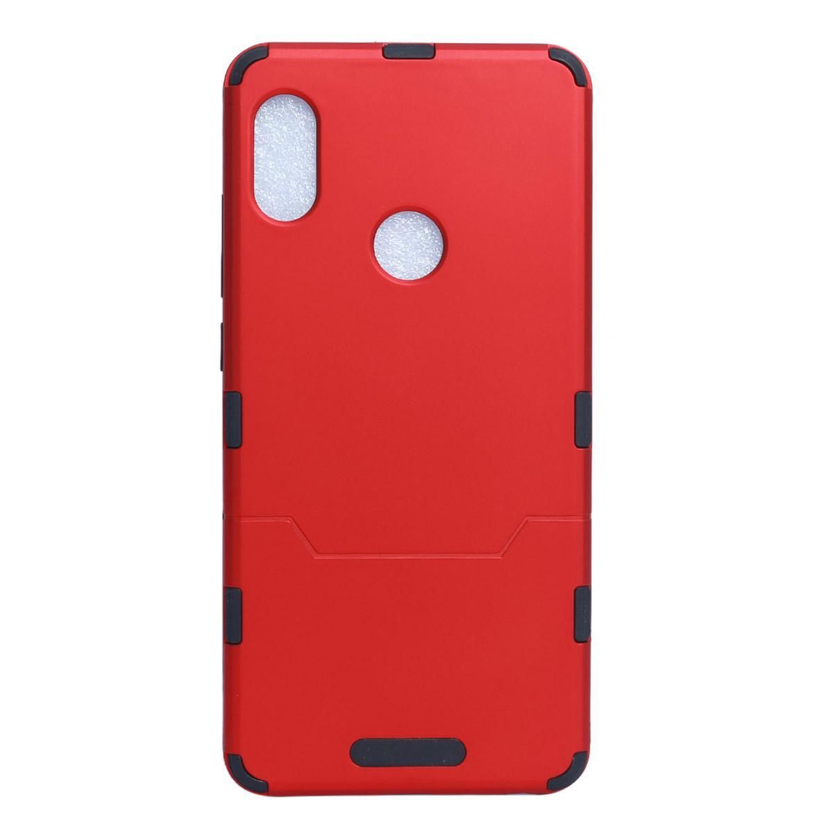MB  Armor Back Cover For For Redmi note 5 Pro/Ai -Red
