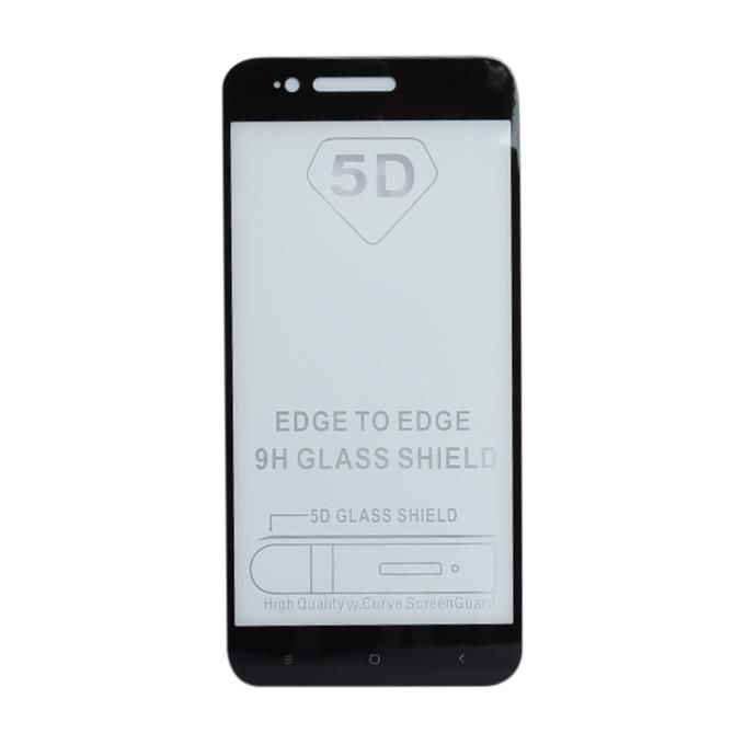 5D 9H Tempered Glass Screen Protector for Xiaomi Mi A1  -Black