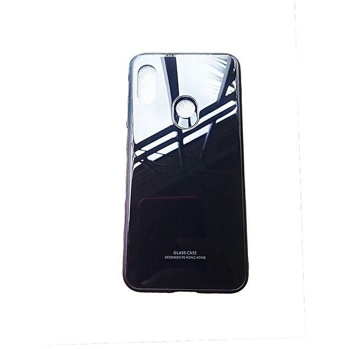Tempered Glass Phone Case for Xiaomi Redmi 6 Pro - Black