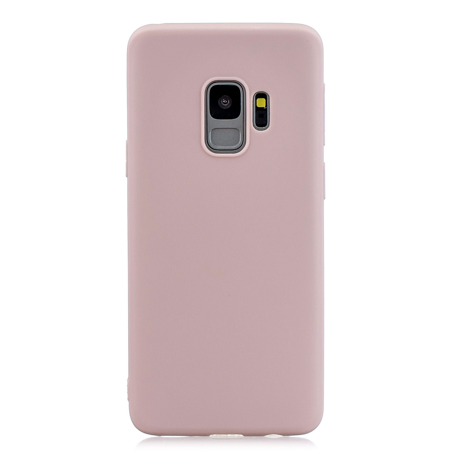Yfashion For  S9 Lovely Candy Color Matte PU Anti-scratch Non-slip Protective Cover Back Case
