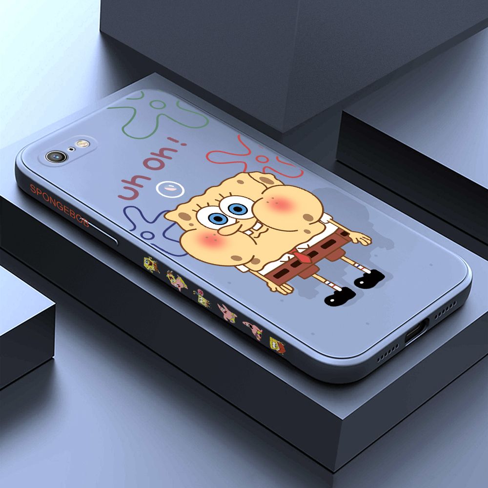 ZeroQiQi for iPhone 6 Case Cartoon Anime Side Printing Cases Soft Liquid Silicone Phone Cover