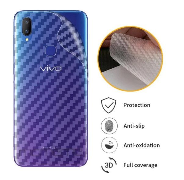 Carbon Fiber Sticker for Vivo V11i  - Transparent