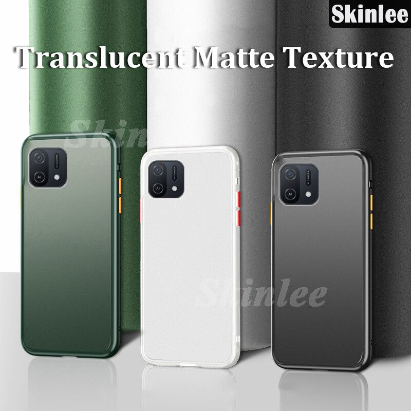 Phone case OPPO A16K Back cover Skin sensation Soft Silicone Frame Hard Back Cover OPPO A16K Phone Cases