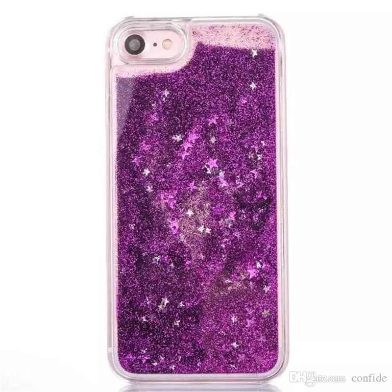 3D Glitter Back Cover For Xioami Redmi Note 7 - Purple
