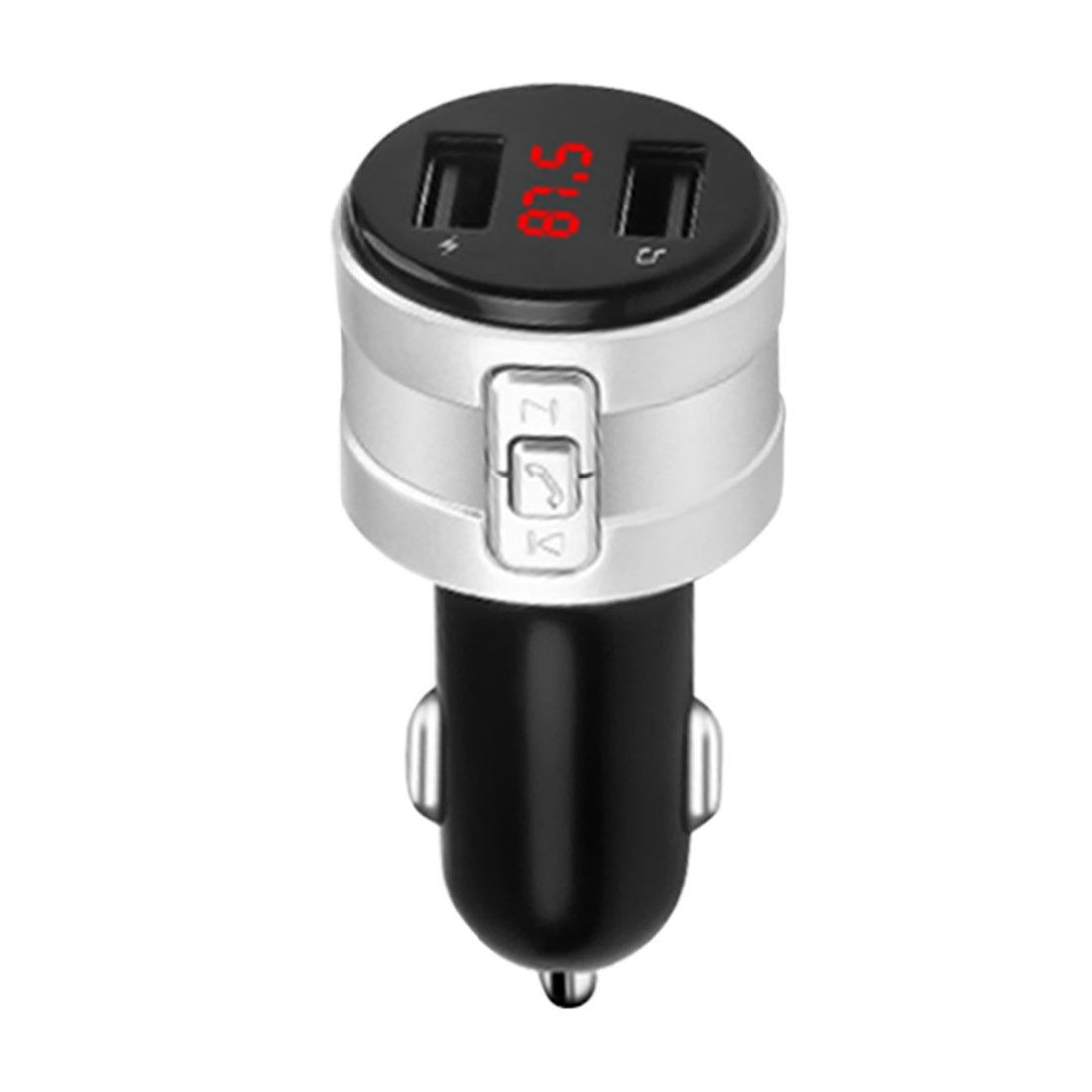 Wireless Bluetooth FM Tran_s_mitter  AUX 3.1A Dual USB Charger Hands Free Car Kit Support Udisk  Power Adapter