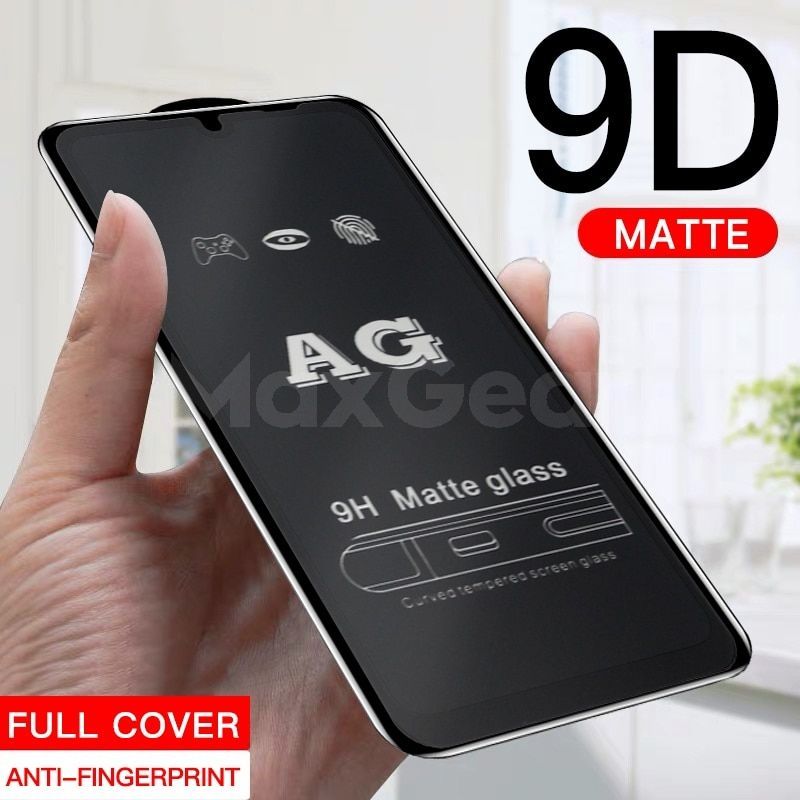 Samsung Galaxy M21 Premium 9D AG Matte Tempered Glass Screen Protector (Full Display Covered)