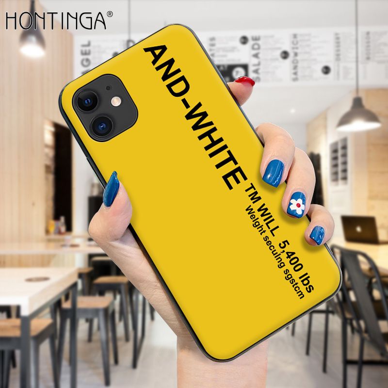 Hontinga for iPhone 11 Case Simple Generous Clean Color Girls Boys Cases Shockproof Soft Silicone TPU Phone Cover